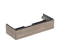 Geberit Meuble sous-vasque ONE 505.075.00.6 118,4×26,6×47 cm 1 tiroir Noyer Hickory/mélamine