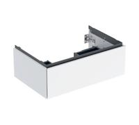 Geberit Meuble sous-vasque ONE 1 tiroir 74×26,6×47 cm blanc laqué brillant 505072001