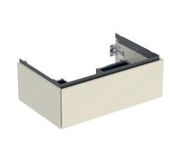 Geberit Meuble sous lavabo ONE 505072004 1 tiroir 74x26,6x47 cm laqué gris sable brillant