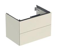 Geberit Geberit Meuble sous-lavabo One 74x50,4x47cm, sable-gris/l hg, 2 tiroirs Quantité:1