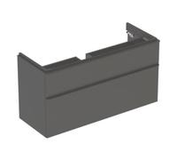 Geberit Armoire sous lavabo Smyle Square 1184x617x470 mm 2 tiroirs 500.355.JK.1 lave / laqué mat
