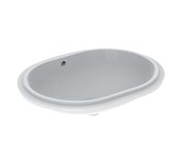 Geberit Geberit Meuble sous-lavabo VariForm 62,5x49 cm, sans trop-plein, avec trop-plein, elliptique, blanc K-Tect Quantité:1