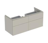 Geberit Geberit Meuble sous lavabo Xeno2 117,4x53x46,2 cm, 4 tiroirs, mat/greige Quantité:1