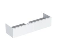 Geberit Geberit Meuble sous lavabo Xeno2 159,5x35x47,3cm, 2 tiroirs, avec VAR n° 016 Quantité:1