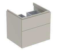 Geberit Geberit Meuble sous lavabo Xeno2 58x53x46,2 cm, greige, 2 tiroirs Quantité:1