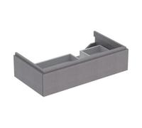 Geberit Geberit Meuble sous-lavabo Xeno2 88x22x46,2 cm, avec porte, avec tablette, structuré/gris foncé Quantité:1