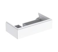 Geberit Geberit Meuble sous lavabo Xeno2 88x22x46,2 cm, avec tiroir, avec tablette, brillant/blanc Quantité:1