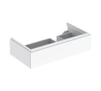 Geberit Geberit Meuble sous lavabo Xeno2 88x22x46,2 cm, avec tiroir, avec tablette, laqué brillant/blanc Quantité:1
