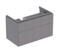 Geberit Geberit Meuble sous-lavabo Xeno2 88x53x46,2 cm, 2 tiroirs, avec plan, struct./gris sable Quantité:1