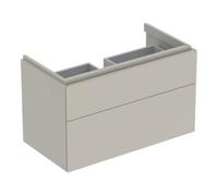 Geberit Geberit Meuble sous lavabo Xeno2 88x53x46,2 cm, greige, 2 tiroirs Quantité:1