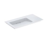 Geberit Geberit Meuble vasque One 90x47,5 cm, sans trop-plein, blanc K-Tec/Bl, sans robinetterie Quantité:1