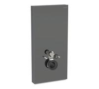 Geberit Geberit Module WC mural Monolith H 101 cm, abattant frein de chute, alu satiné chromé noir Quantité:1