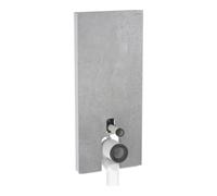 Geberit Geberit Module WC sur pied Monolith H 114 cm, béton gris, côté aluminium Quantité:1