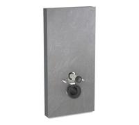 Geberit Geberit Module WC suspendu Monolith Plus H 101 cm, F ardoise, S. alu SW-chrome Quantité:1