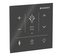 Geberit Geberit Panneau de commande mural AquaClean Sela pour montage apparent, surface verre/noir Quantité:1