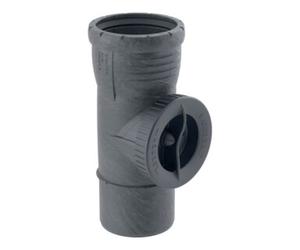 Geberit Geberit Pièce de nettoyage Silent Pro DN 150, 90° gr, avec ouverture de service ronde Quantité:1