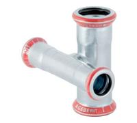 Geberit Geberit Pièce en croix Mapress acier C d= 28x15mm, réduit, zingué extérieur Quantité:1