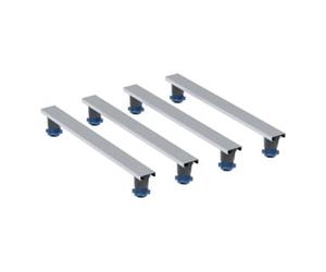 Geberit Geberit Pieds/Traverses dès 140 cm, résine dure DW, 70x7,3x9-21 cm Quantité:1