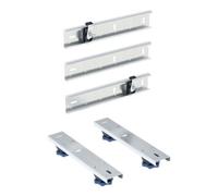 Geberit Jeu de pieds et traverses pour receveur de douche acrylique 7,3x42,5 cm H réglable 6-12 cm