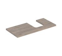 Geberit Geberit Plan de lavabo One 105x3x47 cm, N ép./bois mélaminé, AS re Quantité:1