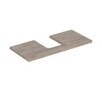 Geberit Geberit Plan de lavabo One 105x3x47 cm, N ép./Mela bois, AS mit. Quantité:1