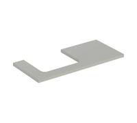 Geberit Geberit Plan de lavabo One 105x3x47cm, greige/laqué m, AS gauche Quantité:1
