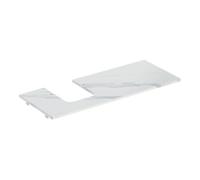 Geberit Geberit Plan de lavabo One 120x2x47 cm, AS gauche, pierre, marbre bl./ma Quantité:1
