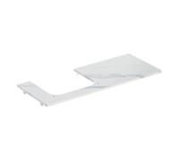 Geberit Geberit Plan de lavabo One 120x2x47 cm, AS gauche, pierre, marbre bl./ma Quantité:1