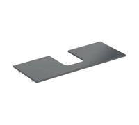 Geberit Geberit Plan de lavabo One 120x2x47 cm, AS mi, SZ, marbre noir/mat Quantité:1