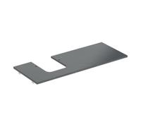 Geberit Geberit Plan de lavabo One 120x2x47cm, AS L, SZ, marbre noir/mat Quantité:1