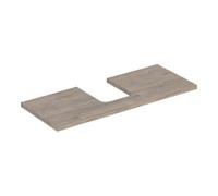 Geberit Geberit Plan de lavabo One 120x3x47 cm, N ép./bois mélaminé, AS mit. Quantité:1