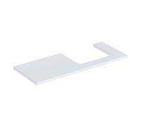 Geberit Geberit Plan de lavabo One 120x3x47cm, blanc laqué, découpe droite Quantité:1