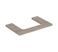 Geberit Geberit Plan de lavabo One 75x3x47cm, N ép./bois mélaminé, AS mit. Quantité:1