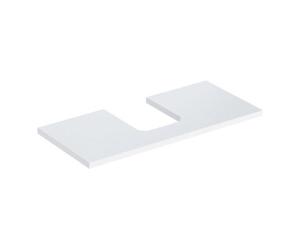 Geberit Geberit Plan de vasque One 105x3x47 cm, blanc/lot brillant, découpe incl. Quantité:1