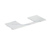 Geberit Geberit Plan de vasque One 120x2x47 cm, AS mi, pierre, marbre bl./ma Quantité:1