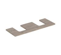 Geberit Geberit Plan de vasque One 135x3x47 cm, N ép./Mélaminé bois, AS 2 fois Quantité:1