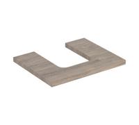 Geberit Geberit Plan de vasque One 60x3x47 cm, N ép./bois mélaminé, AS mit. Quantité:1
