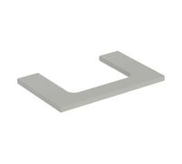 Geberit Geberit Plan de vasque One 75x3x47 cm, greige/laqué m, AS mit. Quantité:1