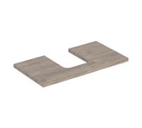 Geberit Geberit Plan de vasque One 75x3x47 cm, N ép./bois mélaminé, AS mit. Quantité:1