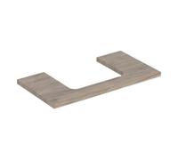 Geberit Geberit Plan de vasque One 90x3x47 cm, N ép./bois mélaminé, AS avec Quantité:1