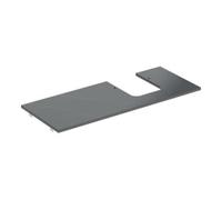 Geberit Geberit Plan vasque One 120x2x47 cm, AS R, SZ, marbre noir/mat Quantité:1