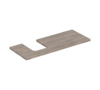 Geberit Geberit Plan vasque One 120x3x47 cm, N ép./bois mélaminé, AS gch Quantité:1