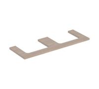 Geberit Geberit Plan vasque One 135x3x47 cm, chêne/bois Mela, AS double Quantité:1