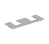 Geberit Geberit Plan vasque One 135x3x47cm, greige/laqué m, AS double Quantité:1
