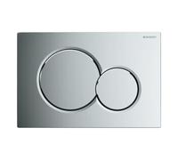 Geberit Geberit Plaque de commande Sigma 01 hgl-vc, pour chasse 2 volumes, plastique Quantité:1