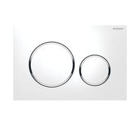 Geberit Geberit Plaque de commande Sigma 20 Pl/T blanc, rég. vc, pour chasse 2 volumes Quantité:1