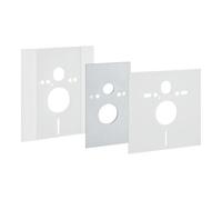 Geberit plaque de recouvrement avec une isolation du bruit 115396001 à DUOFIX élément de paroi WC réglable en hauteur