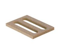 Geberit Geberit Plaque d'isolation phonique GIS 5x7x0,5 cm, auto-adhésive, pour équerres de montage Quantité:1