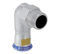 Geberit Geberit Raccord coudé gaz Mapress 90° avec filetage mâle, acier inox, d=28mmxR 3/4 Quantité:1