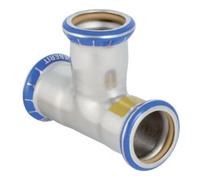 Geberit Geberit Raccord en T à gaz Mapress d= 35mm, égal, acier inoxydable Quantité:1